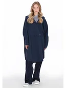 Kurtki i kamizelki sportowe damskie - Schmuddelwedda Ponczo przeciwdeszczowe w kolorze granatowym - miniaturka - grafika 1