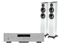 Zestawy stereo - Rotel RA-1572 MkII (srebrny) + FS407.2 (biały) - miniaturka - grafika 1