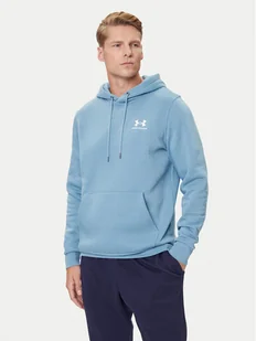 Under Armour Bluza Ua Essential 1373880 Błękitny Loose Fit - Bluzy męskie - miniaturka - grafika 1