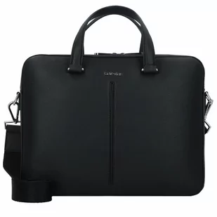 Calvin Klein CK Median Briefcase 37 cm komora na laptopa black - Teczki i aktówki - miniaturka - grafika 1