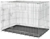 Sprzęt podróżny i transportery dla psów - Trixie TRIXIE Klatka do transportu M 78x62x55cm - miniaturka - grafika 1