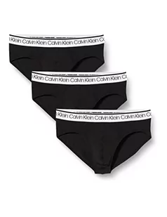 Calvin Klein Męskie majtki surfingowe 3 szt. figi biodrowe Surge, Czarny W/Biały Wb, L - Majtki damskie - miniaturka - grafika 1
