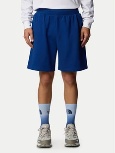 The North Face Szorty sportowe Easy NF0A8C2S Niebieski Regular Fit - Spodenki męskie - miniaturka - grafika 1