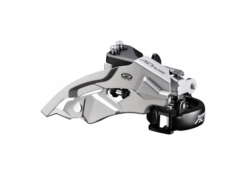 Shimano Altus FD-M370 przerzutka przednia 3 X 9-krotnie obejma Dual Pull Czarny wersja 66 69 ° kąt łańcuch podpory 2016 Mountain Bike FDM3706SET