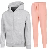 Dresy męskie - 4F OCIEPLANY DZIEWCZÄCY DRES KOMPLET BLUZA SPODNIE / rozm 158 - miniaturka - grafika 1