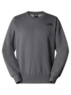 Bluzy męskie - The North Face Bluza Simple Dome NF0A89FB Szary Regular Fit - miniaturka - grafika 1