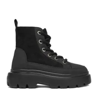 Botki damskie - Trzewiki Roxy CEO-V12-1125 Czarny - miniaturka - grafika 1