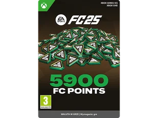 Kod aktywacyjny MICROSOFT Waluta w grze EA Sports FC 25 5900 Points Xbox Series/Xbox One - Kody i doładowania cyfrowe - miniaturka - grafika 1
