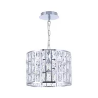 Lampy sufitowe - Maytoni LAMPA wisząca GELID MOD184-PL-01-CH Maytoni okrągła OPRAWA zwis z kryształkami glamour crystal chrom przezroczysty MOD184-PL-01-CH - miniaturka - grafika 1