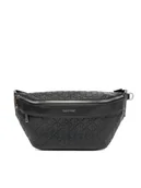 Nerki - Calvin Klein Saszetka nerka Emblem Emboss Waistbag LV04D3205G Czarny - miniaturka - grafika 1