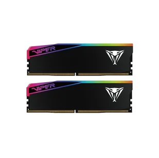 Patriot Viper Gaming RGB Elite 5 Ultra DDR5-6000 RAM, CL 28, AMD EXPO, Intel XMP 3.0 - 2x 24GB, schwarz VEUR548G6028K - Pamięci RAM - miniaturka - grafika 1