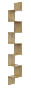 Narożna półka ścienna w kolorze dąb artisan F2-E38 - Półki do salonu Narożna półka ścienna w kolorze dąb artisan F2-E38 - Półki do salonu - miniaturka - grafika 1