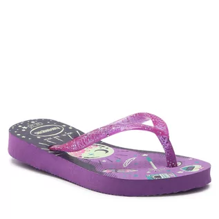 Buty dla dziewczynek - Japonki Havaianas - Slim Fashion 4129934229 Purple - grafika 1
