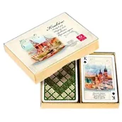 Gry karciane - Cartamundi Kraków akwarele 2 talie - miniaturka - grafika 1