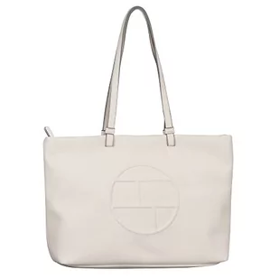 TOM TAILOR Damska torba na zakupy Rosabel z zamkiem błyskawicznym, biała, biały - Torebki damskie - miniaturka - grafika 1