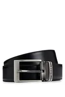 Paski - BOSS Męski pasek Galliz_Gb35_pp, Black2, ONESI - miniaturka - grafika 1