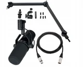 Mikrofony komputerowe - Zestaw Shure SM 7 B Podcast Bundle Mikrofon Dynamiczny ramię i kabel - miniaturka - grafika 1