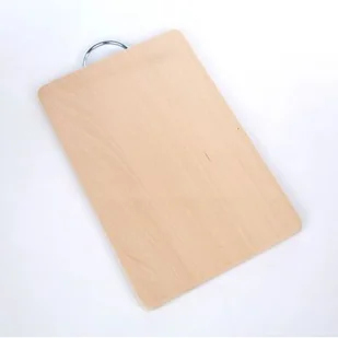 Deska drewniana duża z uchwytem metalowym 33 x 21 x 16 cm - Deski do krojenia - miniaturka - grafika 1