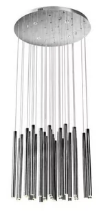 Maxlight Lampa wisząca Organic chrom ściemnialna P0175D P0175D - Lampy sufitowe - miniaturka - grafika 1