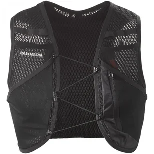 Kamizelka do biegania Salomon Active Skin 4 No Flasks Rozmiar: L / Kolor: czarny/biały - Kurtki i kamizelki sportowe męskie - miniaturka - grafika 1