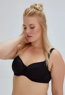 Biustonosze - Dagi Biustonosz Reduktor z obręczami Kobieta, czarny, 110D - miniaturka - grafika 1