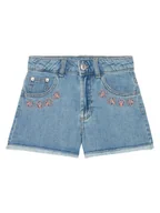 Spodenki damskie - United Colors Of Benetton Szorty jeansowe 4UTPC9049 Niebieski Regular Fit - miniaturka - grafika 1