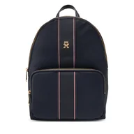 Plecaki - Plecak Tommy Hilfiger Poppy Backpack Corp AW0AW17162 Granatowy - miniaturka - grafika 1
