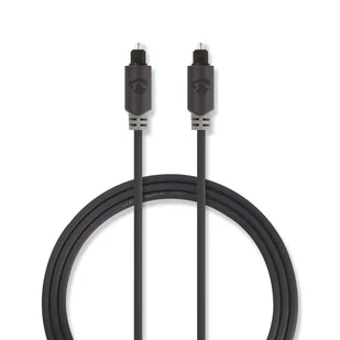 Nedis CABW25000AT10 kabel audio 1 m Toslink Antracyt - Kable - miniaturka - grafika 1