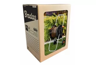 BRADAS Wózek z wężem 1/2" 20m pistoletem i armaturą BLACK LINE 7901 ECO-AG26020SET1 - Węże ogrodowe i zraszacze - miniaturka - grafika 2