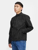 Kurtki męskie - Blend Kurtka z imitacji skóry 20716626 Czarny Regular Fit - miniaturka - grafika 1