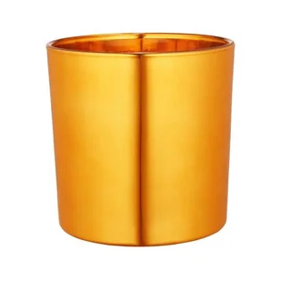 Wazon szklany Ambition Gold Deco 14cm złoty - Wisan S.A. - Akcesoria i części AGD - miniaturka - grafika 1