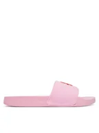 Klapki i japonki damskie - Tommy Hilfiger Klapki Th Script Pool Slide FW0FW09286 Różowy - miniaturka - grafika 1