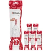 Worki na śmieci - Brabantia Worki do kosza na śmieci I PERFECTFIT 20 l, 120 szt. - miniaturka - grafika 1