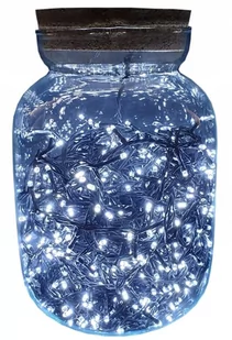 Cortina, lampki choinkowe, 400 diod, biały - Oświetlenie świąteczne - miniaturka - grafika 1