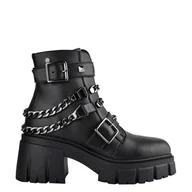 Botki damskie - Botki Altercore VIRGO Black Vegan - miniaturka - grafika 1