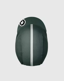 ASSOS Czapeczka kolarska CAP grenade green - Pozostała odzież dla rowerzystów - miniaturka - grafika 3