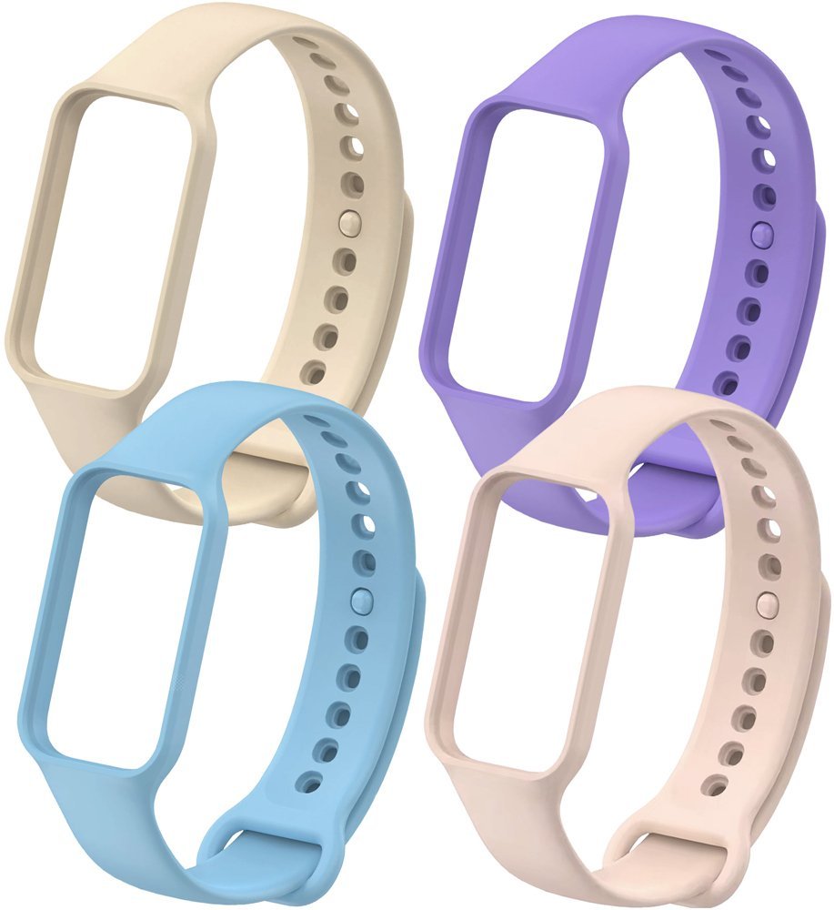 ChronSmarta Zestaw: 4x pasek ChronSmarta do smartband'a Redmi Smartband 2 / Mi Band 8 Active