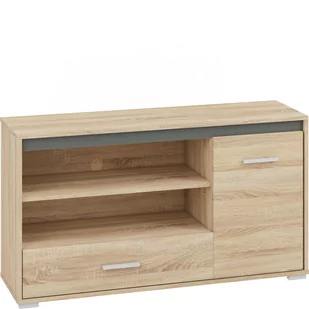 Szafka RTV 17 Avo ML Meble Wstawka Biel Alpejska - Szafki RTV - miniaturka - grafika 1