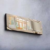 Lusterka do makijażu - CM WAL lity 40120 ma-069 ozdobnych lustro, lustro, kolorowa, 40 x 120 755MER1169 - miniaturka - grafika 1