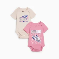 Spodnie sportowe męskie - Body dziecięce Puma MINICATS INF 2-PACK wielokolorowe 68333348 - miniaturka - grafika 1