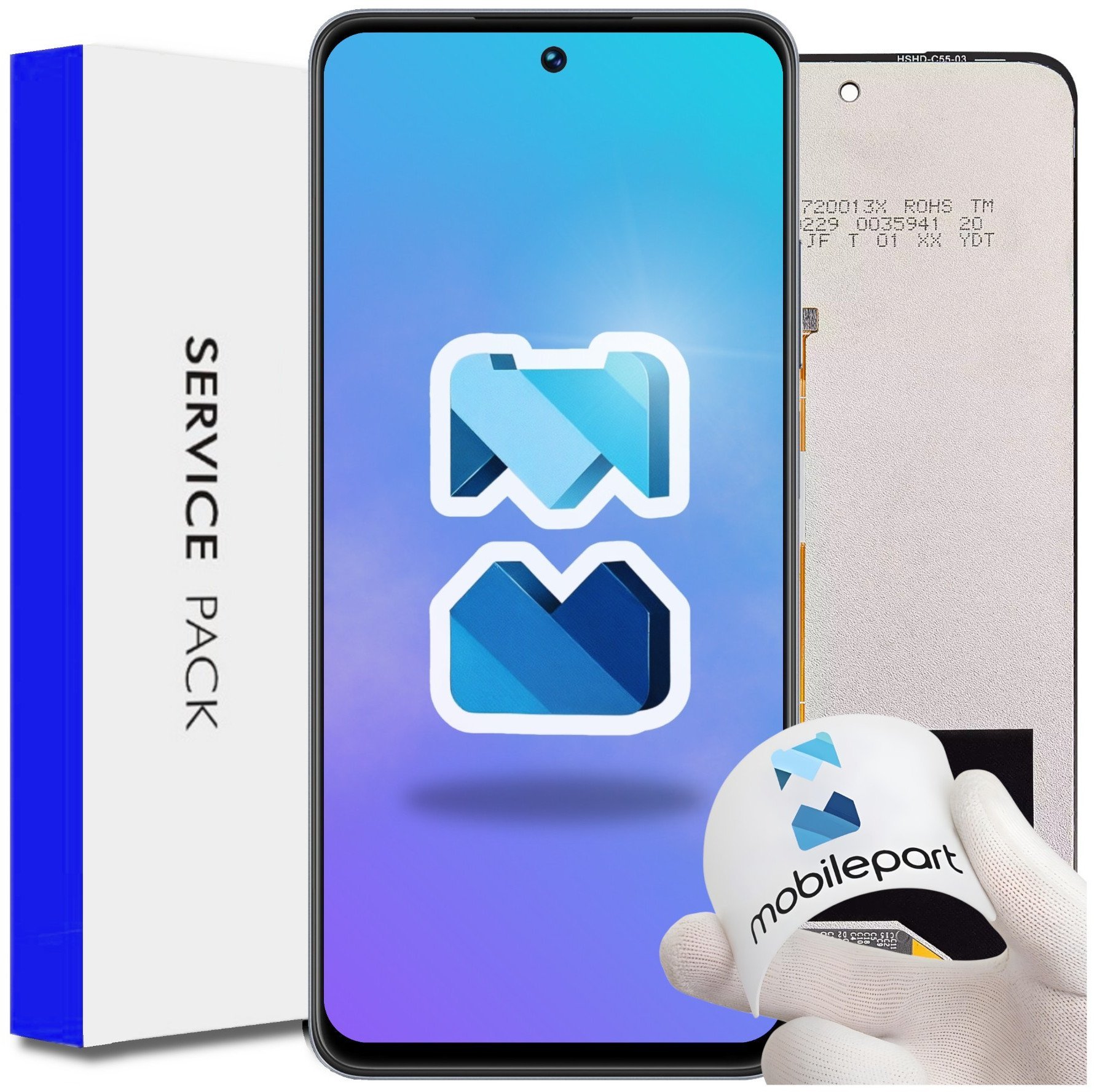 Wyświetlacz do Realme C75 4G LCD RMX3941 Ekran Oryginał Mobilepart