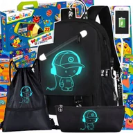 Przybory szkolne - WYPRAWKA SZKOLNA DLA PIERWSZOKLASISTY + PLECAK XXL DO SZKOŁY DUŻY ZESTAW - miniaturka - grafika 1