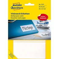 Etykiety samoprzylepne i bloki etykiet - Avery Zweckform zweckform Mini etykiety w arkuszach do opisywania ręcznego 98 x 51mm białe 84 sztuki - miniaturka - grafika 1