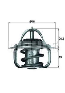 Termostat, płyn chłodzący Mahle TX 5 88D - Termostaty - miniaturka - grafika 1