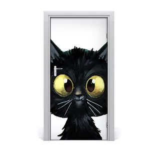 Naklejka samoprzylepna na drzwi ścianę Kot, Tulup - Naklejki na ścianę - miniaturka - grafika 1