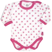 Body dla niemowląt - BODY NIEMOWLĘCE DŁUGI RĘKAW RĘKAWEK ROZM. 56 Pampicio - miniaturka - grafika 1