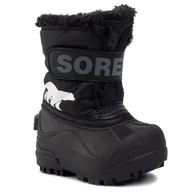 Śniegowce damskie - Sorel Śniegowce Toddler Snow Commander NV1960 Black/Charcoal 010 - miniaturka - grafika 1