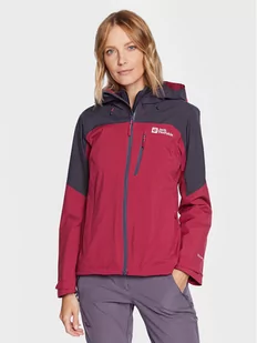 Jack Wolfskin Kurtka softshell Go Hike 1113972 Bordowy Regular Fit - Kurtki i kamizelki sportowe damskie - miniaturka - grafika 1