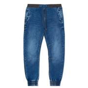 Spodnie męskie - Cropp - Niebieskie jeansowe joggery chino - Niebieski - miniaturka - grafika 1