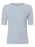 Swetry damskie - Selected Femme Sweter damski - SLFelinna Kobiety wiskoza niebieski jednolity, XS - miniaturka - grafika 1